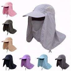 New Mujer Hombre Sport Hiking Fishing Cap Neck Face Flap UV Protection Baseball Hat  eb-25727231